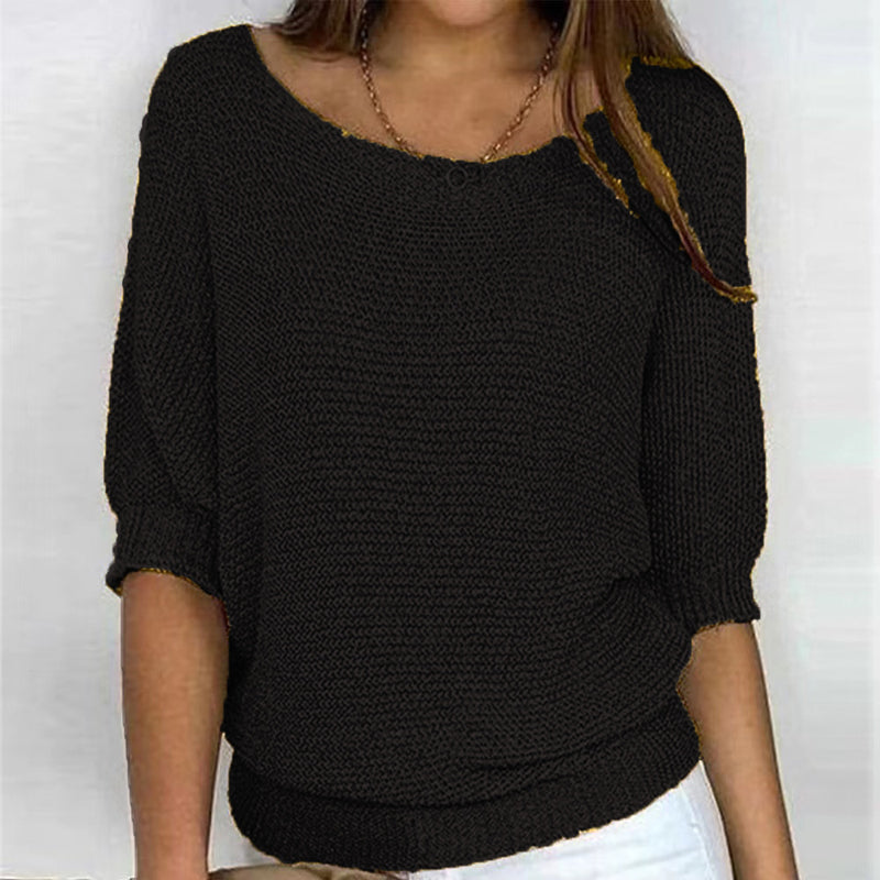 Maglia casual a tinta unita
