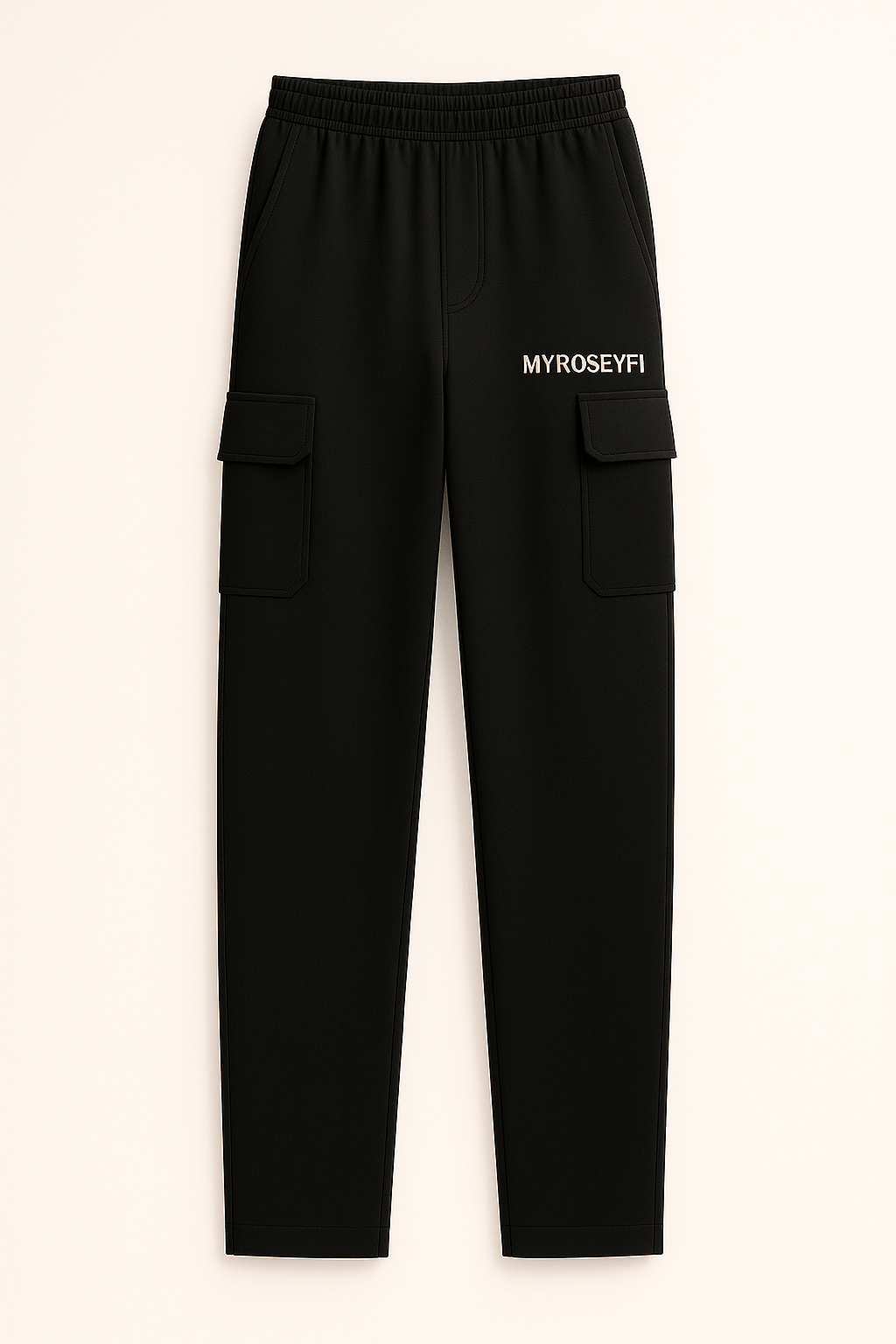 PANTALON CARGO NOIR - MYROSEYFI