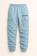 PANTALON CARGO BLEU CIEL- MYROSEYFI